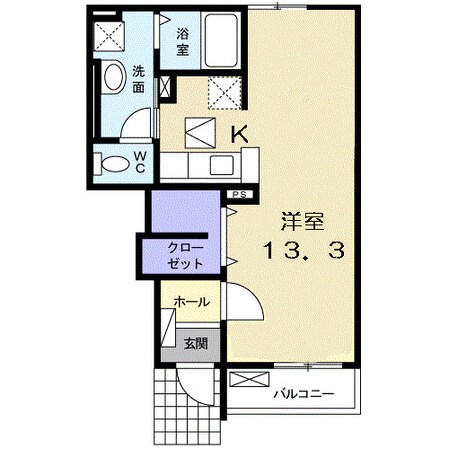 リバーイーストの物件間取画像